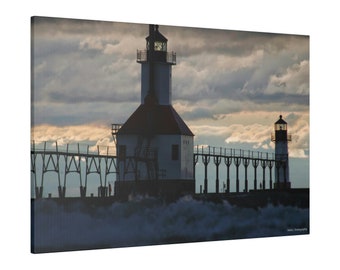 Canvas Wall Art, Full Wrap, Dark Skies, Ready To Hang, Canvas Art, Canvas Wall Art Nature