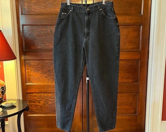 Vintage Lee Jeans Basic Black Curvy Fit 31” waist