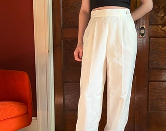 Vintage that’s me! White Wide Leg Trousers