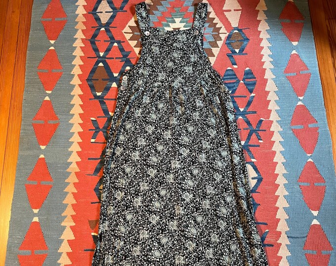 Rabbit Rabbit Rabbit Designs Overall Jumper Maxi Dress Etsy