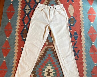 Jordache Y2K White Straight Leg Jeans 27” waist
