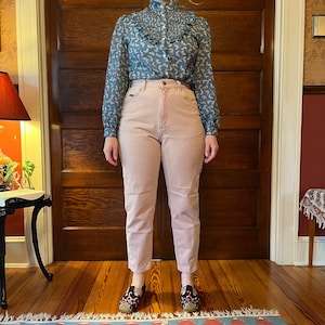 Dusty rose jeans hotsell