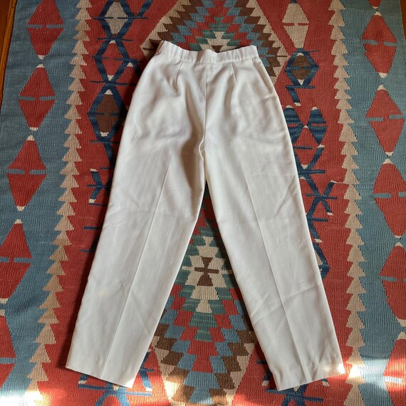 Vintage that’s me! White Wide Leg Trousers - image 6