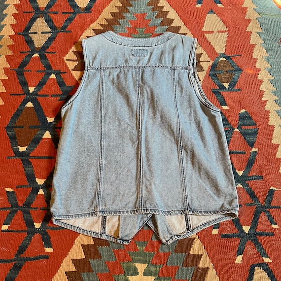 Solutions! Original Denim Vest Unisex Medium - Gem