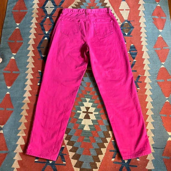 Vintage Fuscia Jeans Newport News Jeanology Strai… - image 5