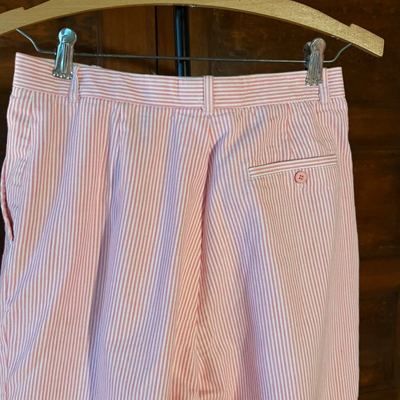 Vintage Rafaella Candy Stripe Pink and White Trou… - image 6