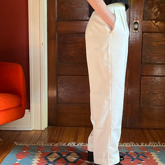 Vintage that’s me! White Wide Leg Trousers - image 2