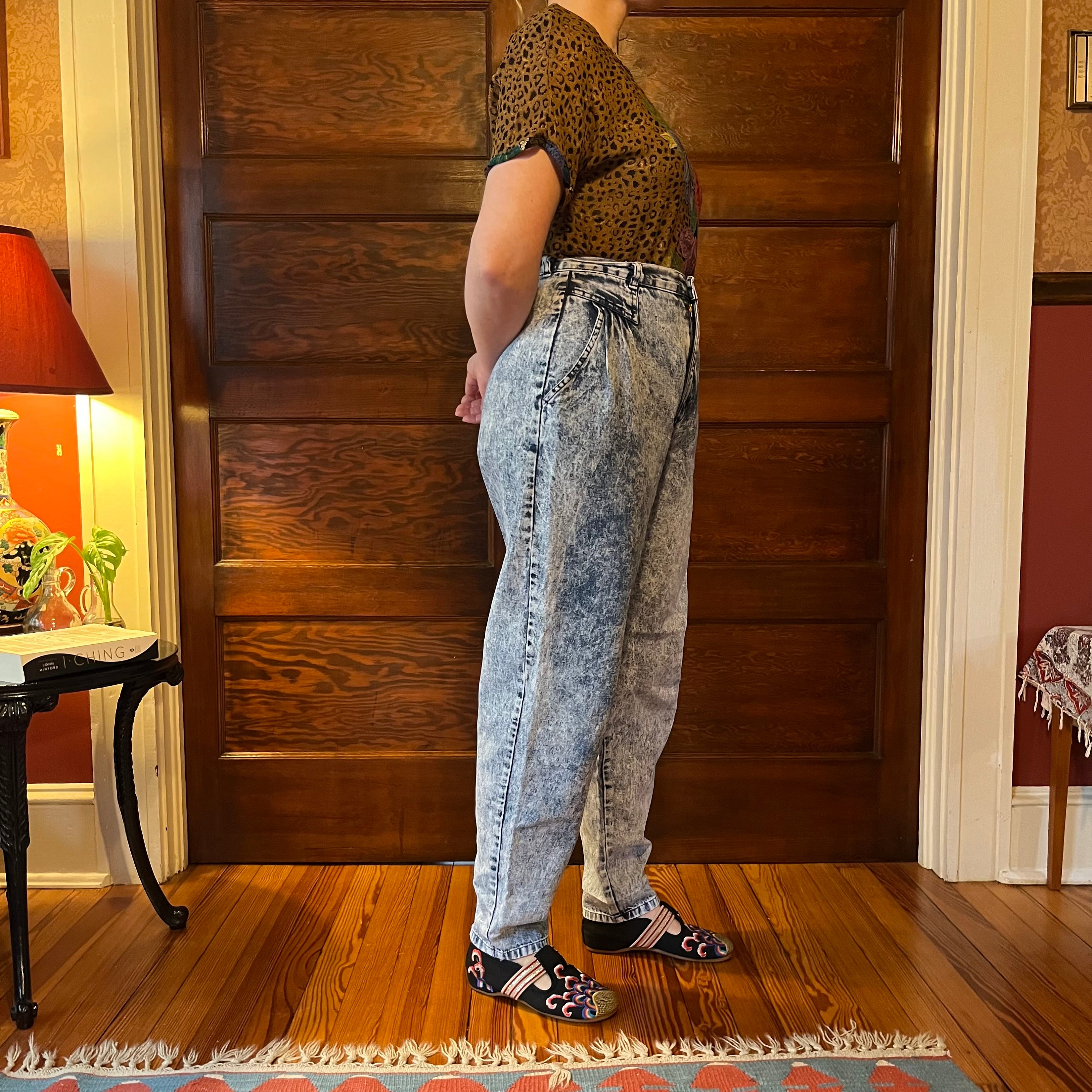 【Raucohouse】Mud side incision balloon denim pants Mud side incision balloon denim pants - Raucohouse | 60