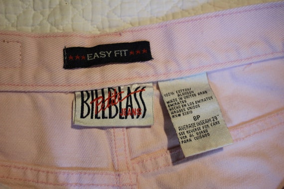 Pink Bill Blass High Waisted Mom Jeans 8 Petite - image 10