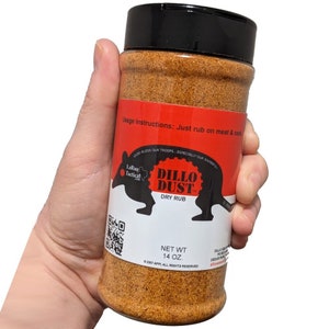 14 oz LaRue Dillo Dust Dry Rub Seasoning image 1