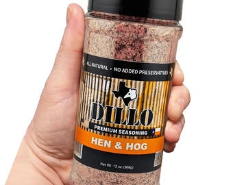 Condimento Dillo Hen & Hog – Totalmente natural (368 g) - De los creadores de LaRue Tactical Dillo Dust.