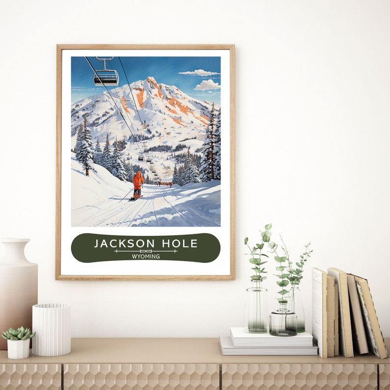 WYOMING Ski Resort Stickers For Water Bottle, Helmet, Car, Laptop, Jackson Hole, Snow King, Grand Targhee, Ski Sticker Pack, Gift For Skier
