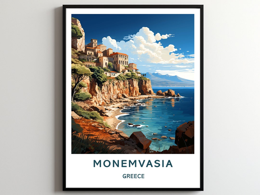 Wandteppich 180x230cm - Griechisches Kloster Motiv