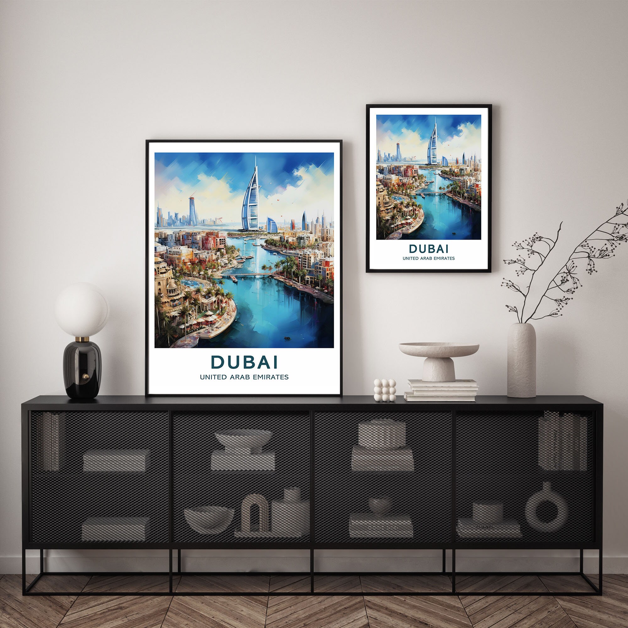 Dubai Travel Print Wall Art Dubai Wall Hanging Home Décor Etsy