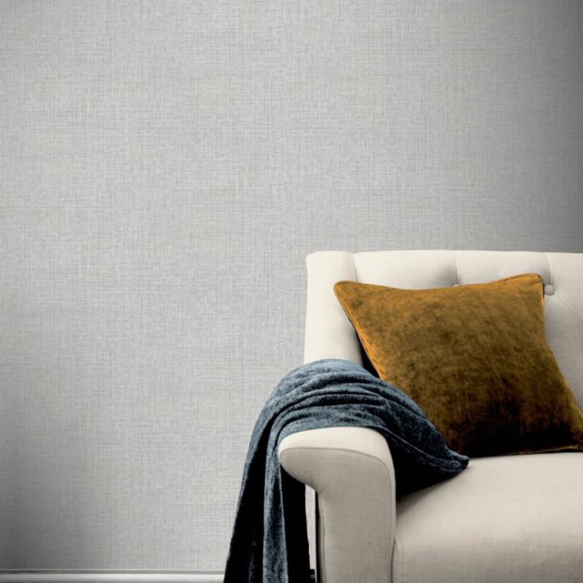 Grey Textured Wallpaper - Etsy