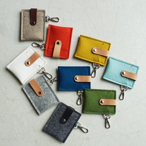 Merino Wool Felt Wallet | Card Carrier | ID Carrier