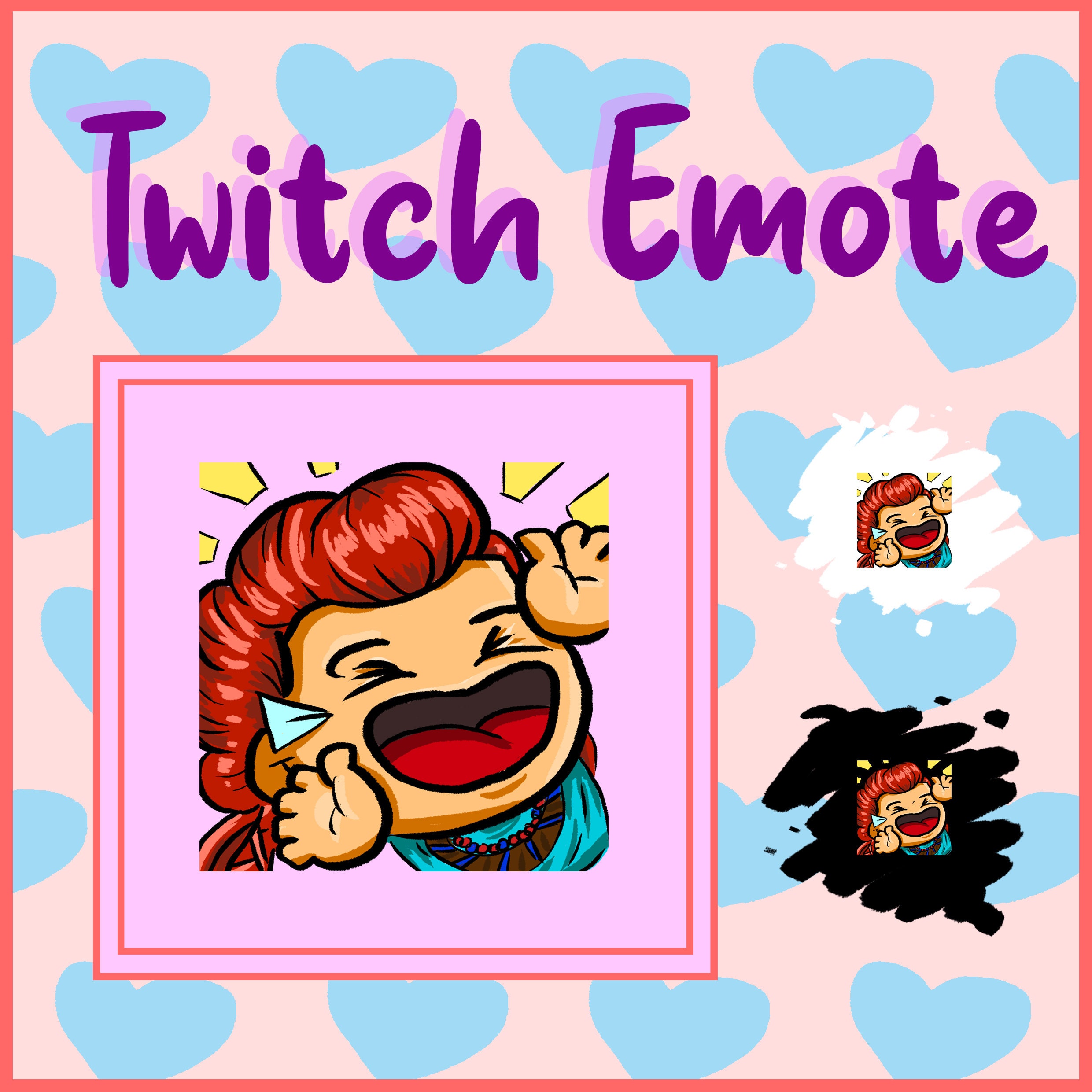 Aloy Laughing Emote / Hype Emote / Horizon Zero Dawn Emote / Etsy
