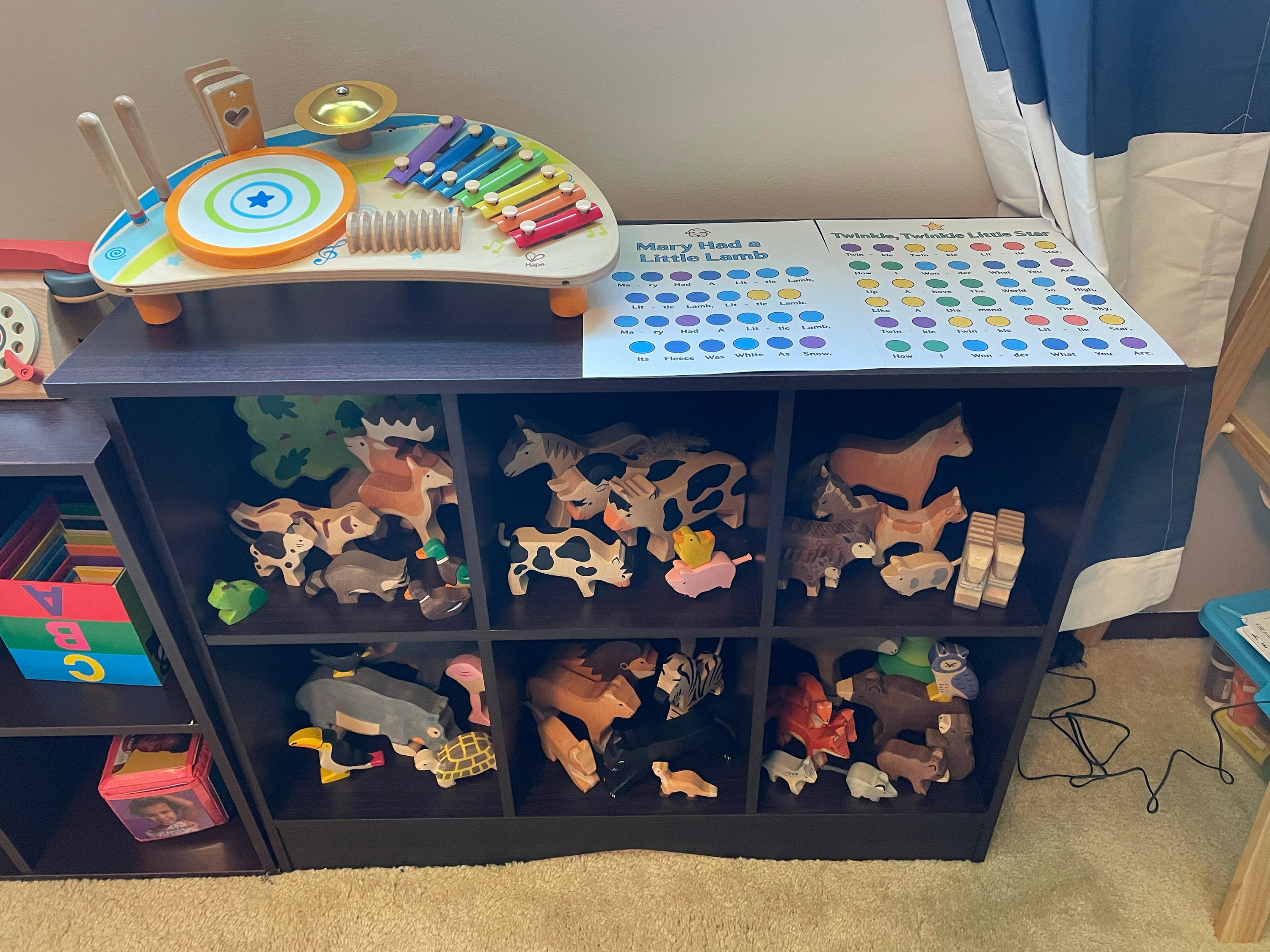 Colorcoded Xylophone Sheet Music for Children Mary Had A Little Lamb