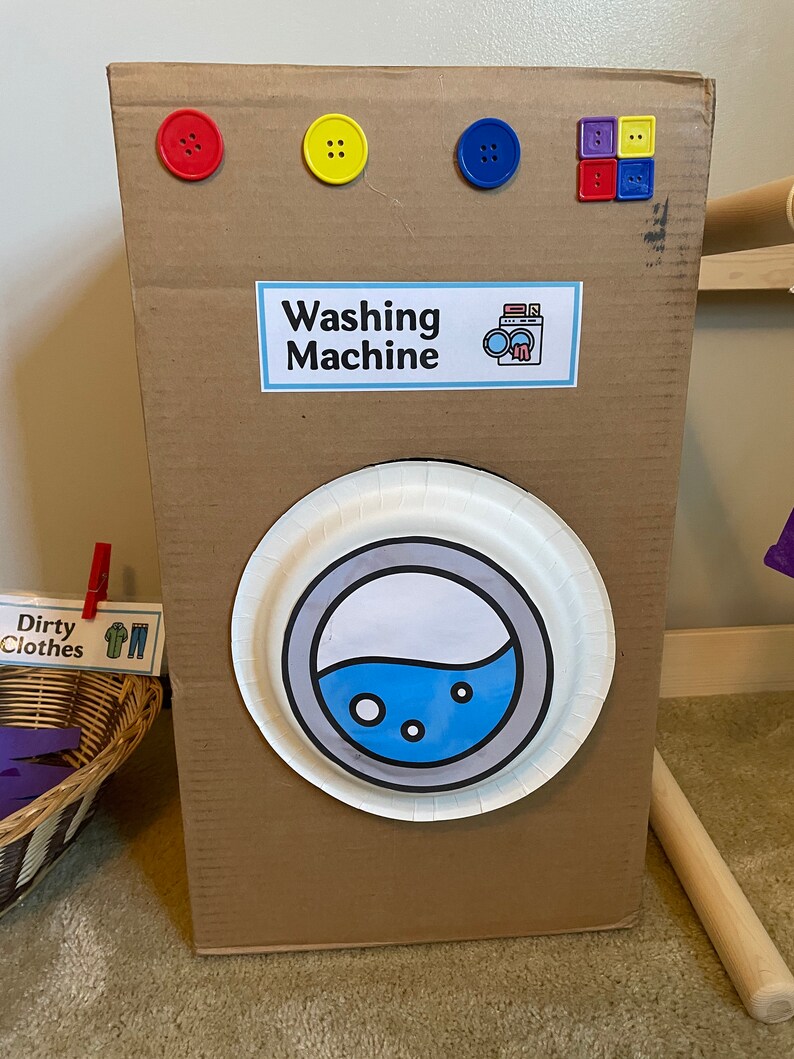 Laundry Dramatic Play Printable Pretend Play Laundry Bundle Instant