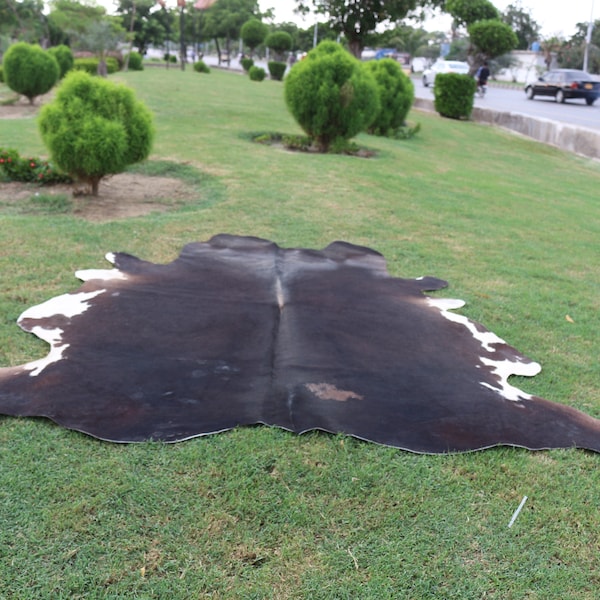 Fake Black Cowhide Rug Etsy