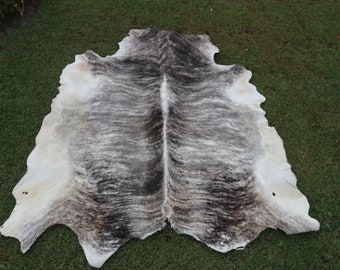 Brindle Cowhide Rug Pure Brindle cow skin Natural Brindle living room Area rug