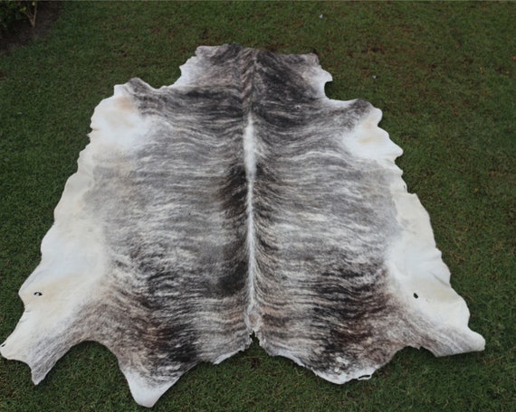 Brindle Cowhide Rug Pure Brindle cow skin Natural Brindle living room Area rug