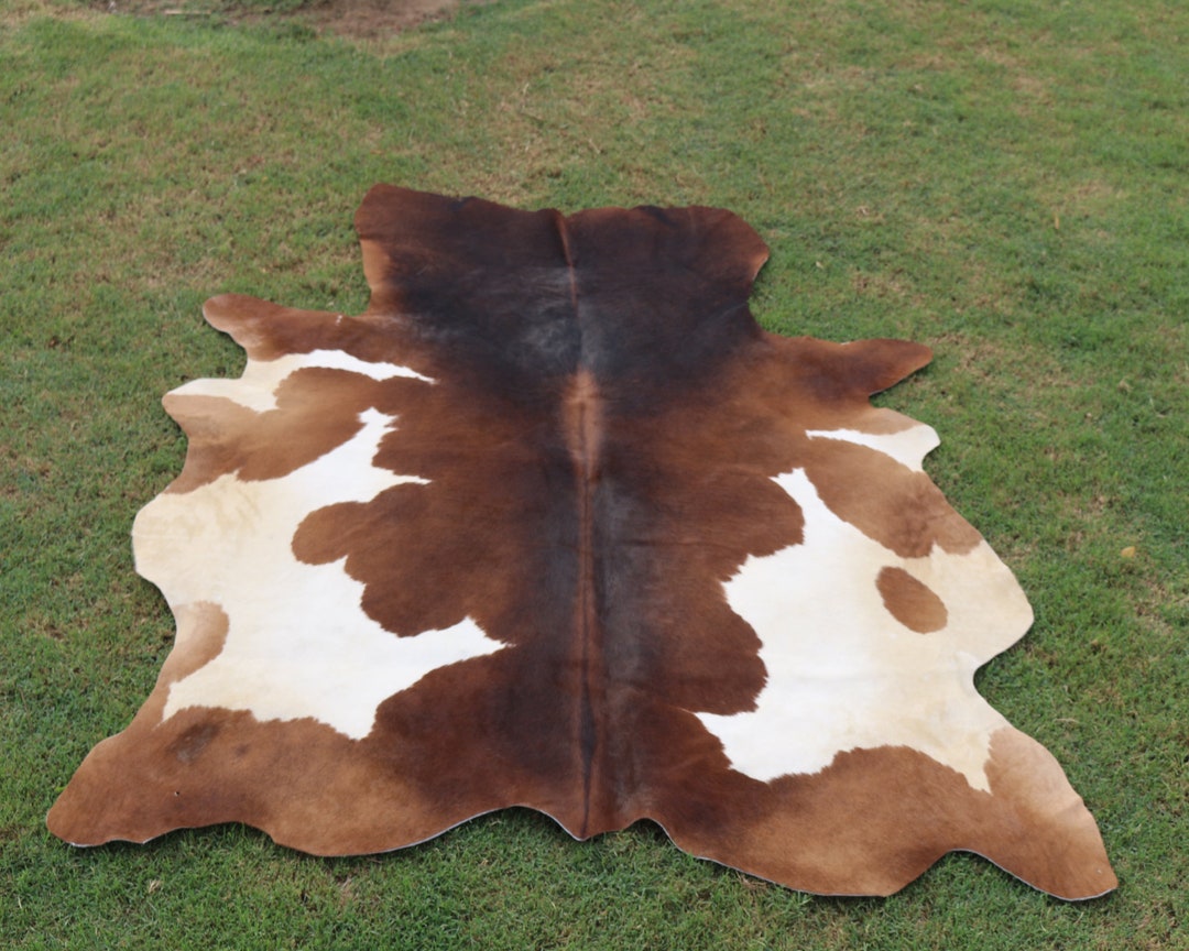 Brown and White Special Cowhide Rugs Animal Print Hides Best Living