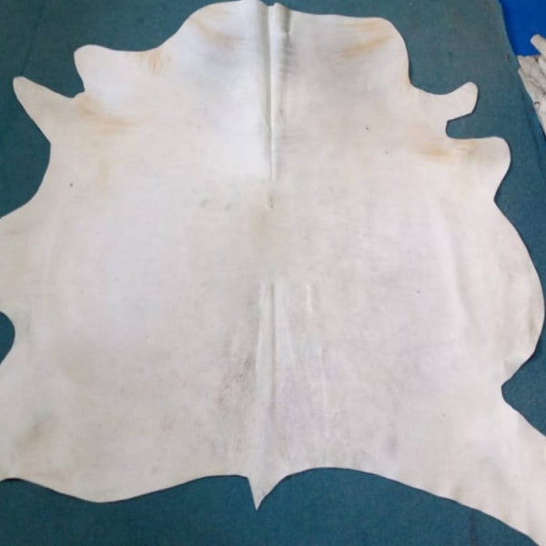 White Cowhide Rug Etsy