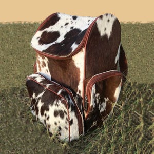 Sac, sac à dos, sac à bandoulière en cuir de vachette - cadeau cartable pour fils/fille - sac à dos pour livres - sac en cuir, sac à dos pour enfants, filles et garçons
