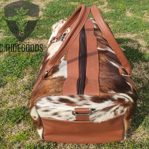 Genuine duffel bag - Cowhide duffel bag - leather made Travel shops bag - Men duffle bag for gym - Custom Bags