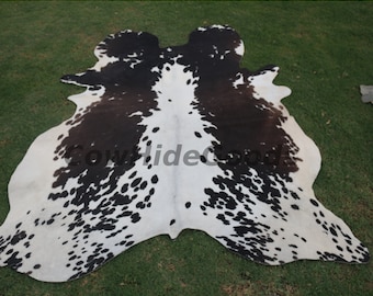 Große Kuhfell Teppiche schwarz weiß, 38.75 Sq. Ft Size Animal Print Hides Best Living Dekor Teppiche Nordische Teppiche Kuhfell Teppiche Handgemacht