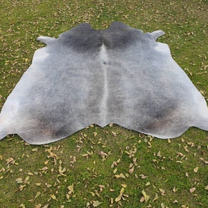 Grey Cowhide Rug, Gray Cowskin Area Rug, Custom Living Room Cowhide Carpet Rug, Exclusive Cowhide Upholstery Leather, Bedroom Aesthetic Gift