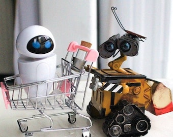 Handmade Mini Wall-e Robot Figure, With Backpack - Etsy