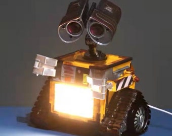 Ready To Ship Wall E Metal Robot Lamp The Movie Wall E Robot Etsy