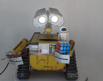 Wall-E Metal Robot Lamp, Tissue Box or Piggy Bank, Movie Decor