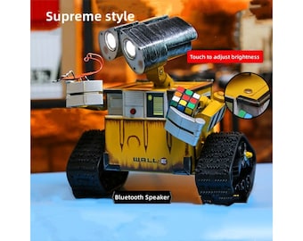 Wall-E Robot Lamp, Bluetooth Speaker, Collectible Gift