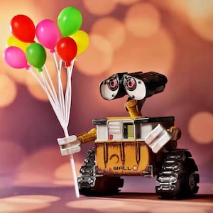 Mini Wall-E Robot 3D Figure, Handicraft, Wall E and Eve Robot,Unique Gift