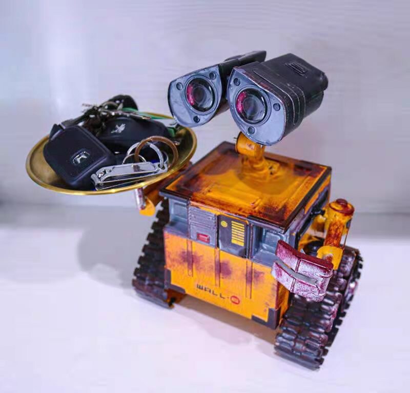 Walle Metal Robot With Tray the Movie Wall.e Robot for Etsy