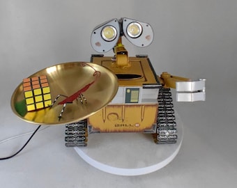 Wall-E Metal Robot Lamp with Tray, Movie Collectible