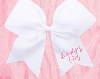 Lazo de 8 pulgadas para la niña de papá