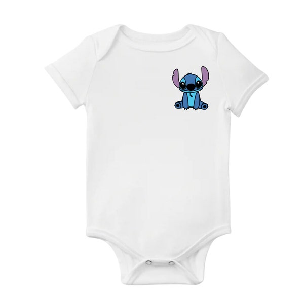 Stitch and Angel Onesies Etsy