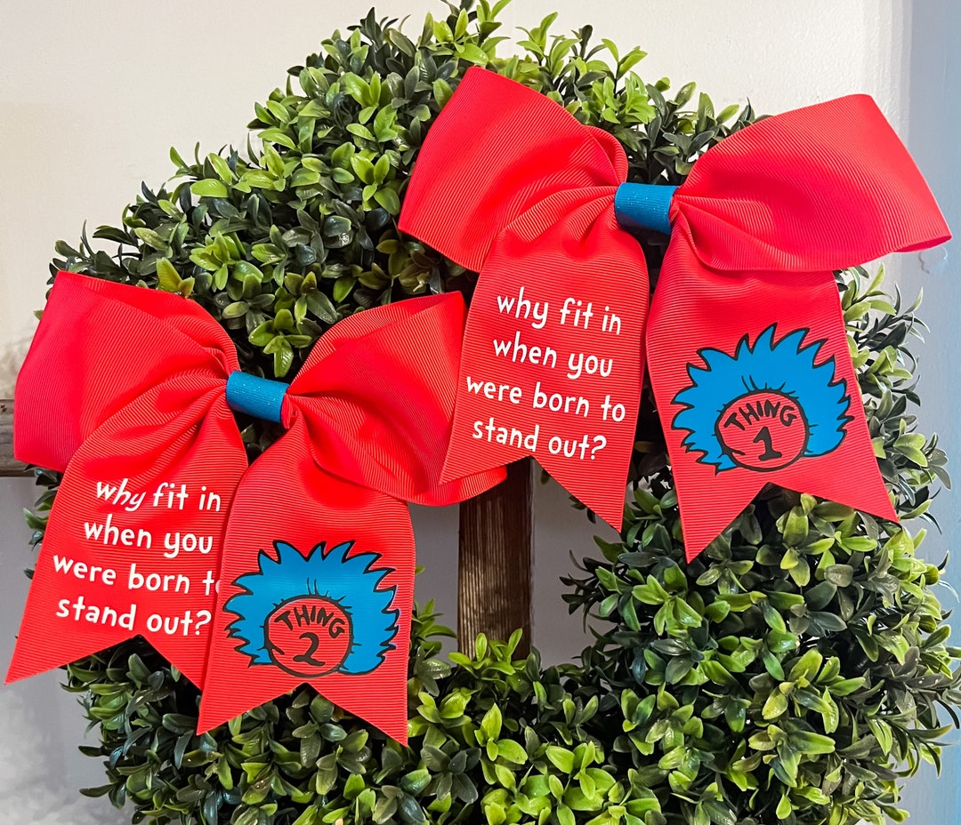 Dr. Seuss Bow - Etsy