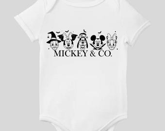 Halloween Disney Characters onesie