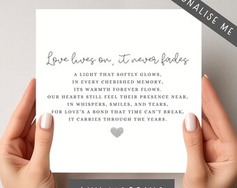 Handmade Sympathy Card: Condolence, Bereavement, Thinking of You