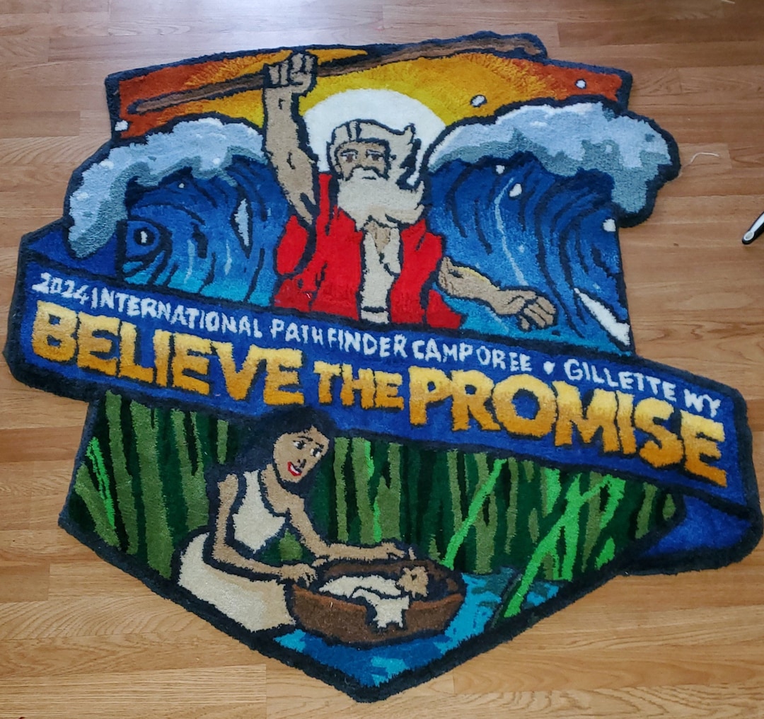 Believe the Promise International Pathfinder Camporee Rug Etsy