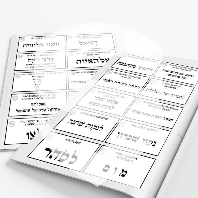 Digital Jewish Pendulum Labels, Ready to Print | 393 Labels in English ...