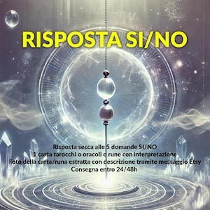 Lettura del pendolo | Si/No | Lettura in giornata | Risposte Rapide | Gratis una Carta Oracoli/Tarocchi