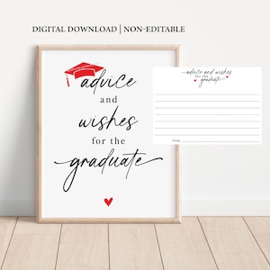 Consejos y deseos de graduación, letreros con consejos de graduación, tarjetas con consejos de graduación, letreros con consejos y deseos de graduación, letreros de graduación imprimibles