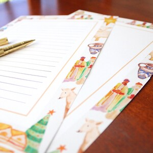 Christian Letterhead Template - Printable Religious Stationery - Lined ...