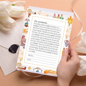 Christian Letterhead Template - Printable Religious Stationery - Lined ...